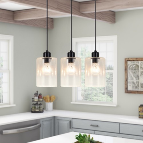 3pcs glass pendant - glass,