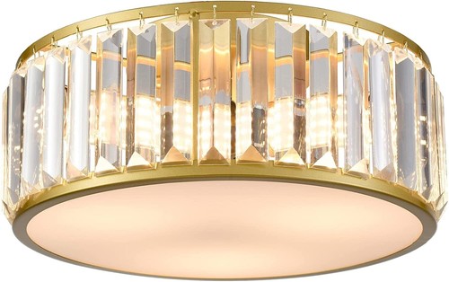 Inch gold crystal - gold, flush