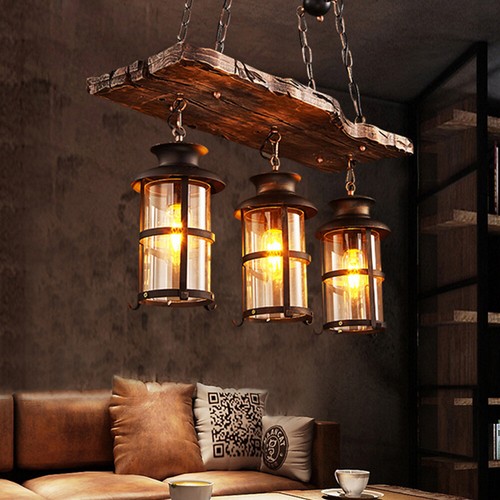 Light farmhouse loft - 3-light,