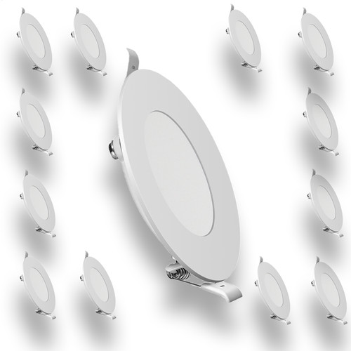 12pcs 3inch ultra thin - 3w,