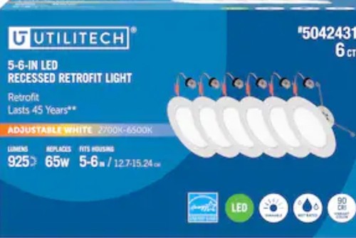Utilitech recessed retrofit - utilitech,