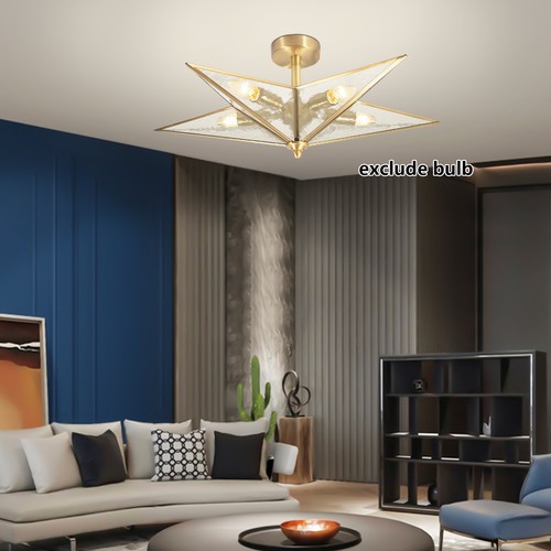Modern chandelier metal - modern,