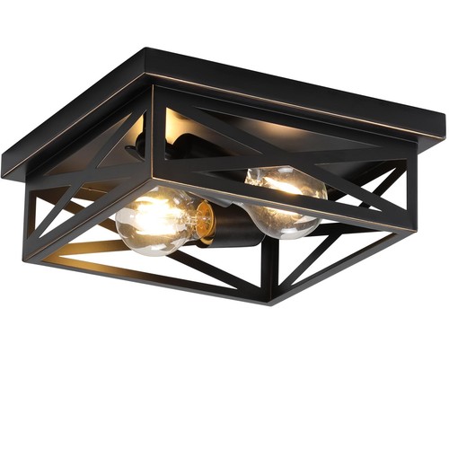 Farmhouse flush mount - mount, ceiling